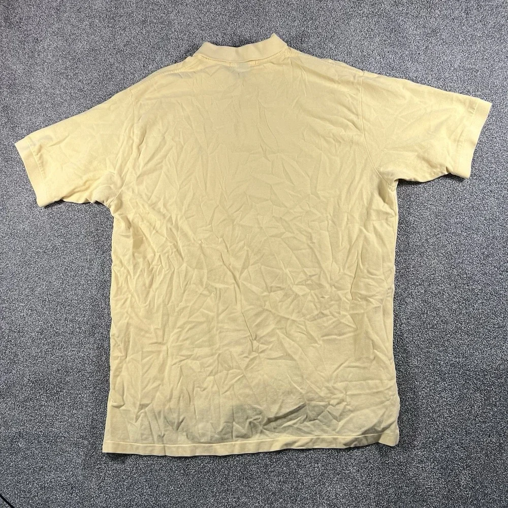 Polo Ralph Lauren Mesh Polo Shirt Yellow Pony Short Sleeve Men's XXL